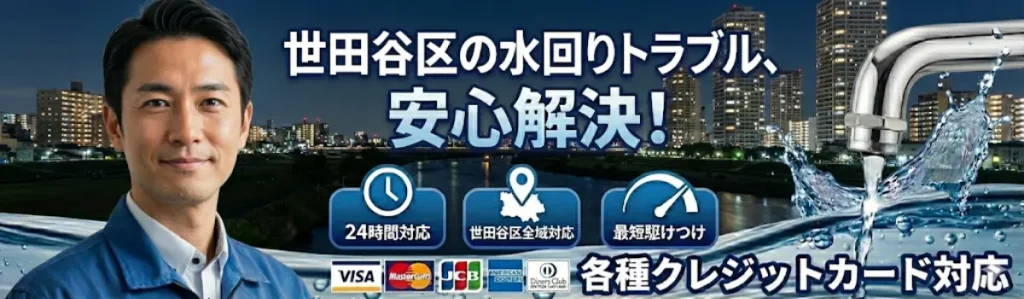 世田谷区|世田谷区の水回りトラブル安心解決|生活トラブルSOS
